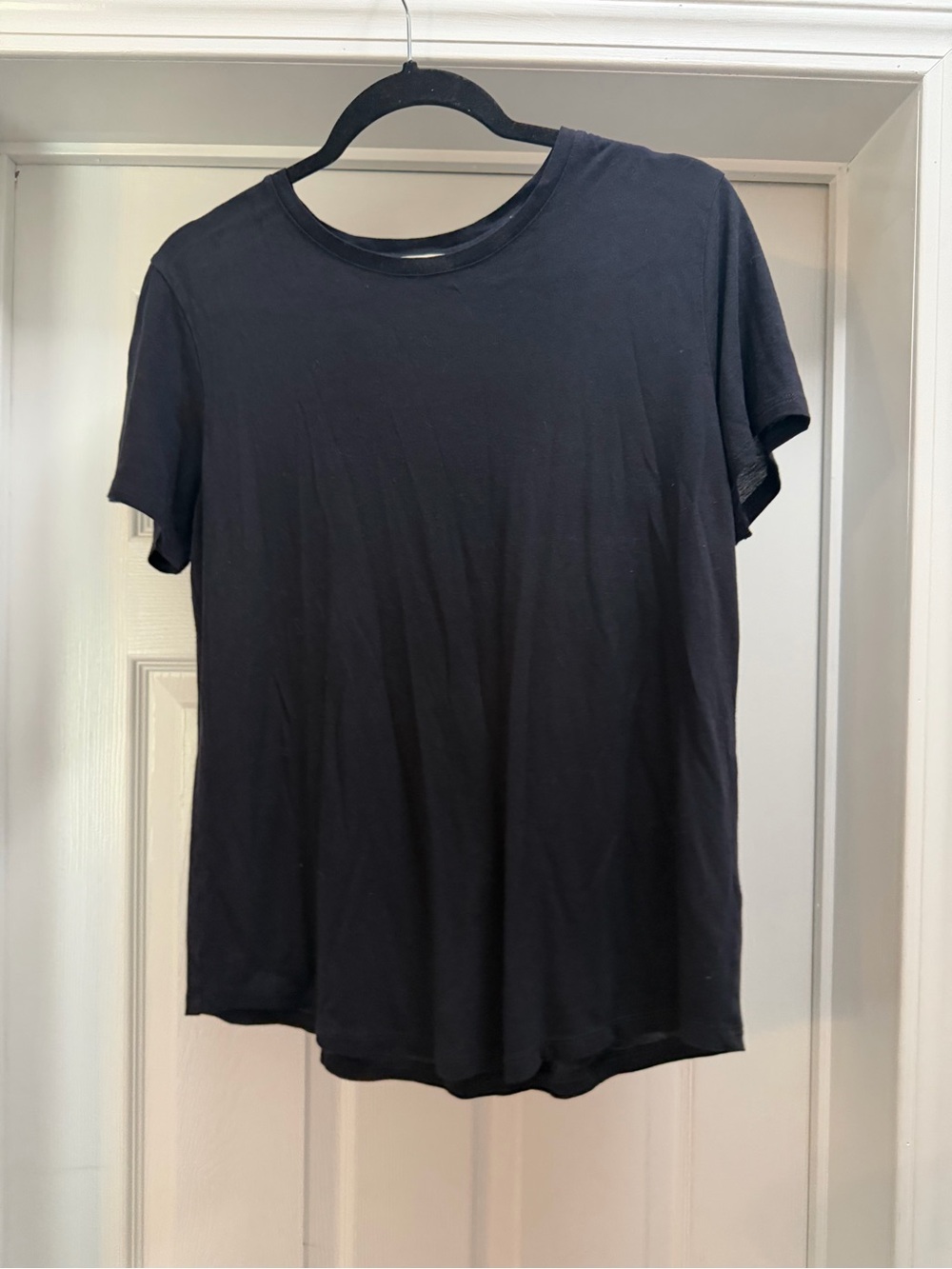 Vince Black Short Sleeve Crewneck Tee